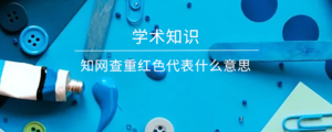 知网查重红色代表什么意思.png