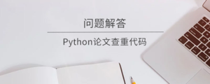 Python论文查重代码
